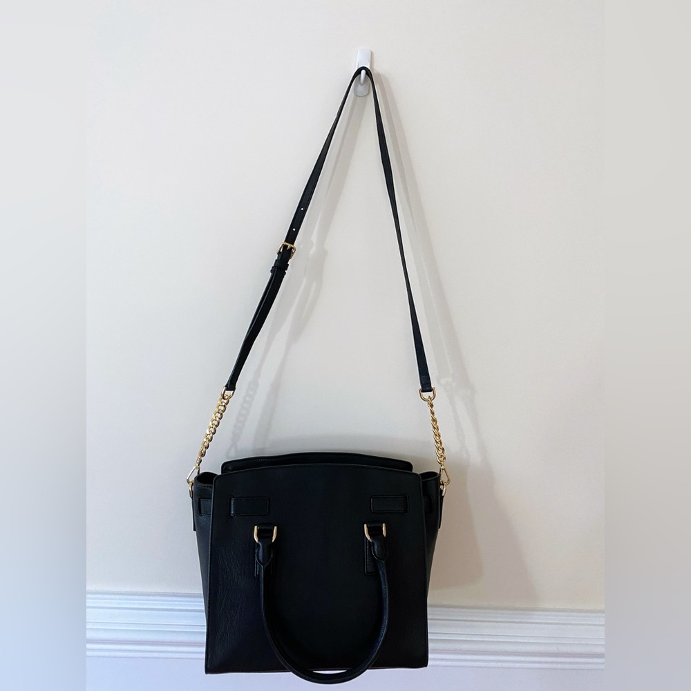 Michael Kors New Hamilton Traveler Black Handbag - Picture 2 of 10